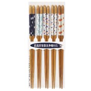 来客 箸 5膳 食洗機対応 竹製 パラダイス 23cm 日本製 67223