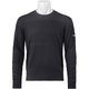 TLPMK332J0603L [ゴルフウェア メンズ リブクルーネックニット 長袖 3Lサイズ ブラック]