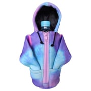 パーカー型ペットボトルホルダー 2WAY 500ml パープルマーブル