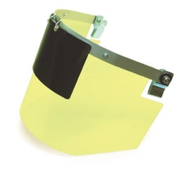 DT-HFSW-YW [フェイスシールド ヘルメット型 ワイド イエロー]