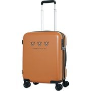 PK-0881-46 ブラウン [スーツケース ハード/ファスナー 拡張タイプ 旅行日数目安：3～4泊 37L/拡張時43L TSロック搭載]