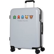 PK-0881-56 グレー [スーツケース ハード/ファスナー 拡張タイプ 旅行日数目安：5～6泊 59L/拡張時68L TSロック搭載]