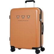 PK-0881-56 ブラウン [スーツケース ハード/ファスナー 拡張タイプ 旅行日数目安：5～6泊 59L/拡張時68L TSロック搭載]