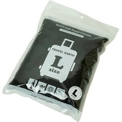TE-306-L ブラック [スーツケースレインカバー Lサイズ ブラック]