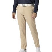 FJ-F24-P04 32249-M [ゴルフ メンズ TWINSOF 撥水裏起毛レジメンタルストライプ ストレッチロングパンツ Mサイズ ベージュ]