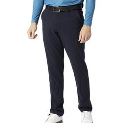 FJ-F24-P11 32150-L [ゴルフ メンズ ピンストライプ ストレッチロングパンツ Lサイズ ネイビー]