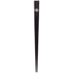 一双 めでた箸 宝結びペア 23cm/21cm 38406