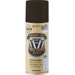 #00847650402300 [マットペイントスプレー ブラックブラウン 300ml]