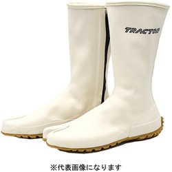 TRW-8 [トラクターシューズ 股付 涼白 特大（26.0～27.0cm） 白]