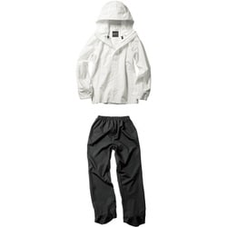 パノラマバッグインレインスーツ ホワイト M AS-5140