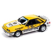 JLCT014EY 1/64 1988 フォード マスタング GT サリーン イエロー #19 [ダイキャストミニカー]