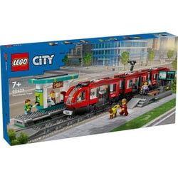 60423 LEGO（レゴ） シティ ダウンタウン路面電車と停留所 [ブロック玩具]