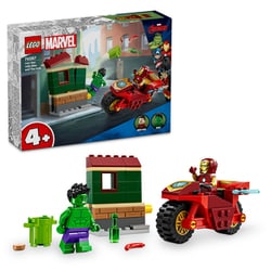 76287 LEGO（レゴ） スーパー・ヒーローズ マーベル バイクに乗ったアイアンマンとハルク [ブロック玩具]