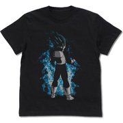ドラゴンボール超 超サイヤ人ブルー べジータ / BLACK Tシャツ XLサイズ [キャラクターグッズ]