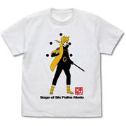 NARUTO-ナルト- 疾風伝 六道仙人モード ナルト / WHITE Tシャツ Mサイズ [キャラクターグッズ]