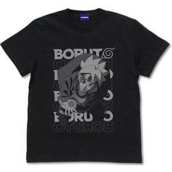 BORUTO-ボルト- NARUTO NEXT GENERATIONS うずまきボルト（カーマ） / BLACK Tシャツ Mサイズ [キャラクターグッズ]