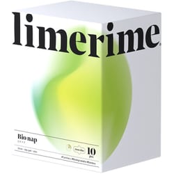 limerime ライムライム バンブーサニタリーパッドスリム 10枚入り 昼用 24cm 羽根つき [生理用ナプキン Bio nap（ビオ ナプ）]