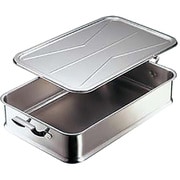 18-8給食バット 手付 026080