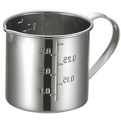 KO 18-8口付計量カップ 16cm 036048