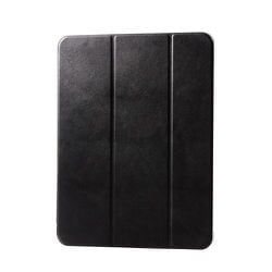 13インチ iPad Pro （ M4 ） 2024年 用 ケース レザー カバー 手帳型 スリープ対応 マグネット フラップ 2アングル スタンド機能 背面クリア 軽量 超薄型 ブラック TB-A24PLWVBK