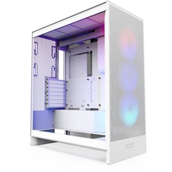 ミドルタワーPCケース H7FLOW RGB（2024） ホワイト CM-H72FW-R1