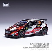 RAM919SPLQ 1/43 ヒョンデ i20 N Rally2 2024年 モンテカルロラリー #24 N.Ciamin/Y.Roche [ダイキャストミニカー]