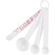 119A 計量スプーン（大）4pcセット白 ヘッター付 052271