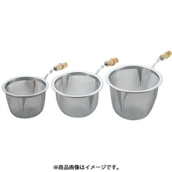 クリーン茶漉しバラ（本竹柄付）66mm 063159