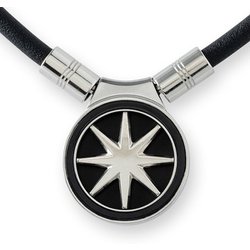 HLCNE2BS52 Earth 2.0Black×Silver 52cm [健康ネックレス]