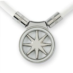 HLCNE2WS47 Earth 2.0White×Silver 47cm [健康ネックレス]
