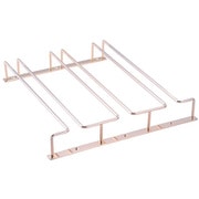 467277 [KD グラスハンガー24金メッキ 3連（グラスベース巾8x290mm）]