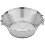 UK18-8パンチング 揚げザル 平底 55cm (角穴) 609379