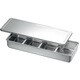 KO 18-8調味料入バット長4ッ組（舟形中子付） 621039