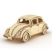 ki-gu-mi Vintage フォルクスワーゲン ビートル 1949 無色 [木製立体パズル]