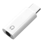 RHEC35D03WH [タイプC 3.5mmステレオミニプラグ 変換 アダプタ DAC搭載 通話対応 デジタルアナログコンバーター ホワイト]