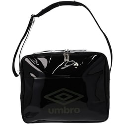 ub70003-079 [Seaman エナメルバッグ スポーツバッグ ショルダーバッグ 斜め掛け 28L ブラック×カーキ]