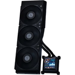大型液晶モニタ搭載 簡易水冷キット HydroShift LCD 360S ブラック LL-HS-LCD-360S-BK