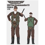 TRFF35014 1/35 日本海軍 パイロット 1（将校） [組立式プラスチックモデル]