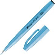 ぺんてる カラー筆ペン 筆タッチサインペン Neon Color Edition 蛍光ブルー SES15C-FS