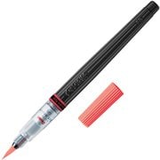 ぺんてる カラー筆ペン アートブラッシュ Neon Color Edition 蛍光レッド XGFLP-301