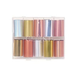 GELIST アート用ネイルホイル 10色セット