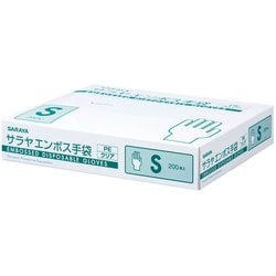 エンボス手袋 PEクリア200枚入 S 51183
