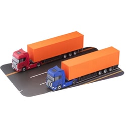 330905 Nスケール ディスプレイモデル 完成品 トレーラーコレクション スカニア トレーラーセット A [鉄道模型用品]