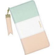 TR-AQWI4-SH [AQUOS wish4 用 ケース 手帳型 トリコロール スマホケース エレガンテ Elegante/シャーベット]