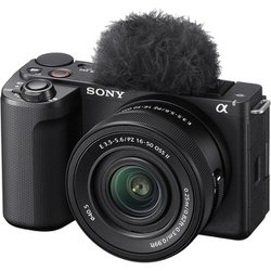 ヨドバシ.com - ソニー SONY VLOGCAM ZV-E10 II パワーズームレンズキット ZV-E10M2K B ブラック [ボディ  APS-Cサイズ ミラーレスカメラ＋交換レンズ「E PZ 16-50mm F3.5-5.6 OSS II」] 通販【全品無料配達】