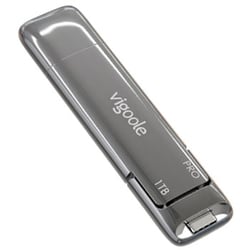 スティック型 超高速USB SSDドライブ MVNe SSD搭載 Type-C/USB-A両対応接続 USB3.2 Gen2（10G転送） 1TB SD301_PRO_1TB