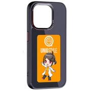 URR-SC15_BL [カラーE-Inkスクリーン内蔵 iPhone 15 専用ケース ブラック]