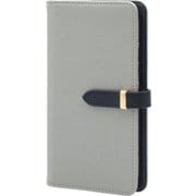 Galaxy S23 FE 用 ケース 手帳型 ベルテッド スマホケース シンプル スタンド機能 エレガンテ Elegante/グレー BD-GAS23FE-GR