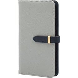 BD-AQR9-GR [AQUOS R9 用 ケース 手帳型 ベルテッド スマホケース シンプル スタンド機能 エレガンテ Elegante/グレー]