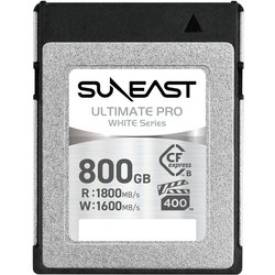 ULTIMATE PRO WHITE Series CFexpress Type B 800GB VPG400 最大読込1800MB/s 最大書込1600MB/s 最低持続書込み速度1600MB/s SE-CFB800G24W1F